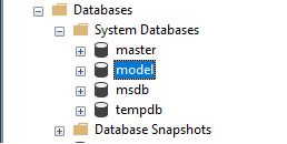 Create Database with Pre-Defined Schema - SQL Server